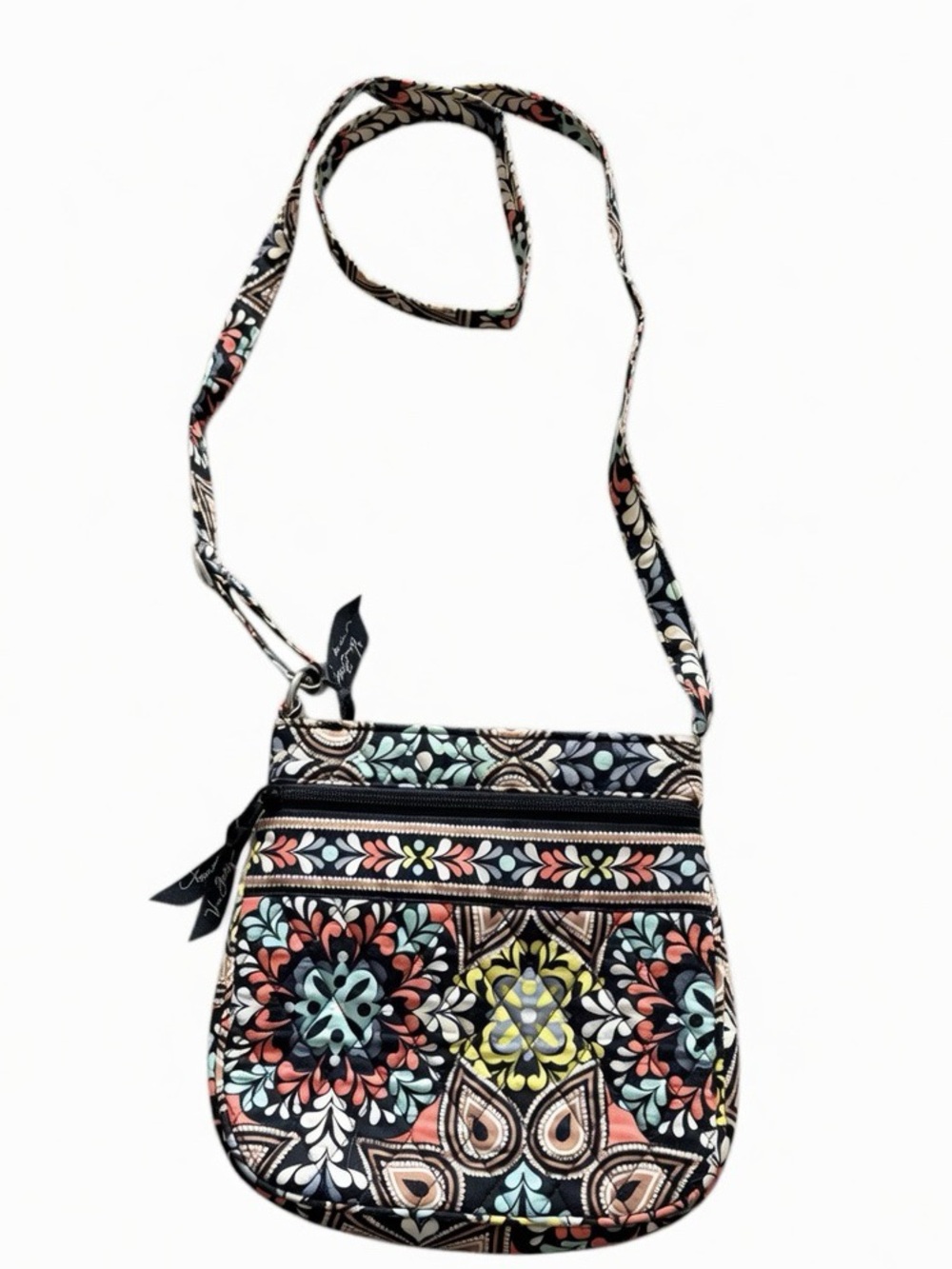 vera bradley retired sierra petite double zip hipster crossbody